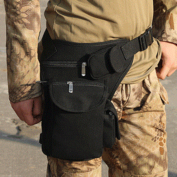 Taktisk benväska flera intervaller midjebältespåse - high quality Army Green