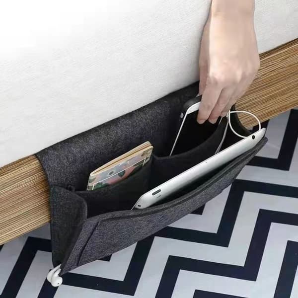 Magazine Pockets Phone Book Organizer DEEP GREY - varastossa