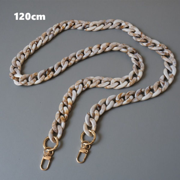 Akryylihartsilaukkuketjut Olkalaukun hihnat 120cm C - korkea laatu 120cm C