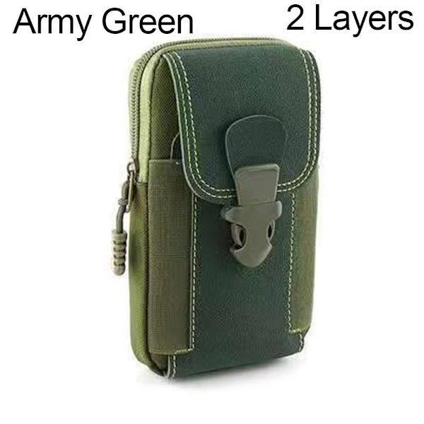 Tactical Molle Pouches Small Pocket ARMY GREEN 2 LAYERS - varastossa Army Green 2 Layers-2 Layers