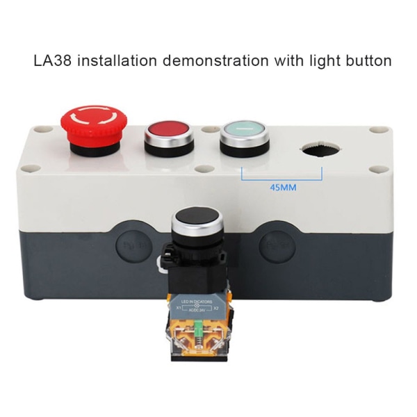 Knappomkopplare Box Switch Control Box XAL-1 - stock