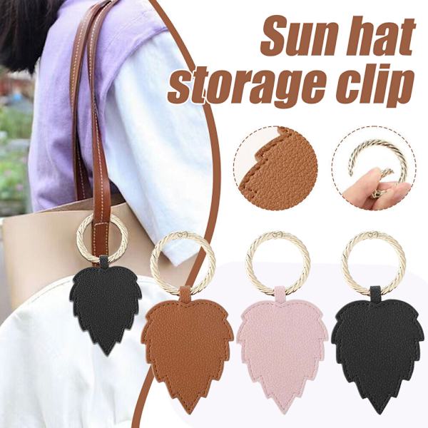 Resbagage Hattklämmor Väska Stickning Hatthållare Clip för väska - high quality black
