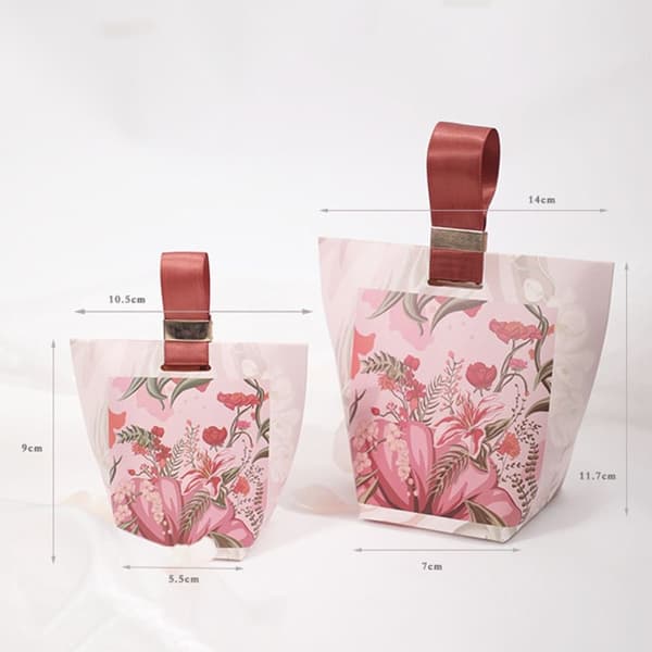 10 kpl Candy box Candy bag RED - varastossa Red L