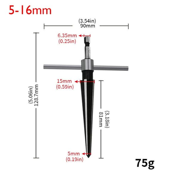Taper Reamer Chamf Reamer 3-13MM - high quality 3-13mm