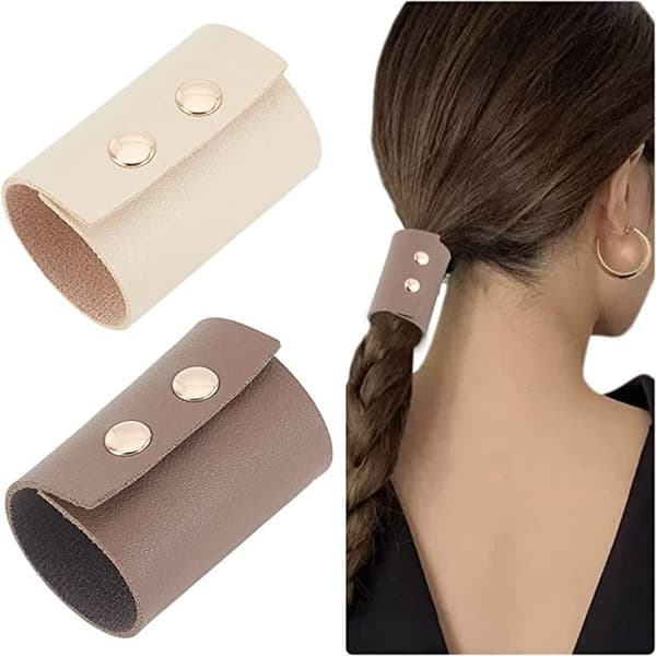 Ponytail Holder Ponytail Wrap BEIGE - varastossa Beige