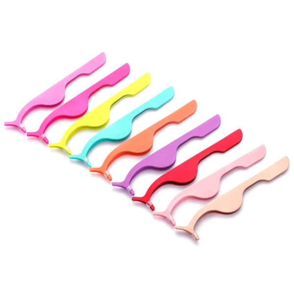 Ruostumattomasta teräksestä tehdyt tekoripset Kulmakarvat Pinsetit Eyelashes Cl - varastossa A3