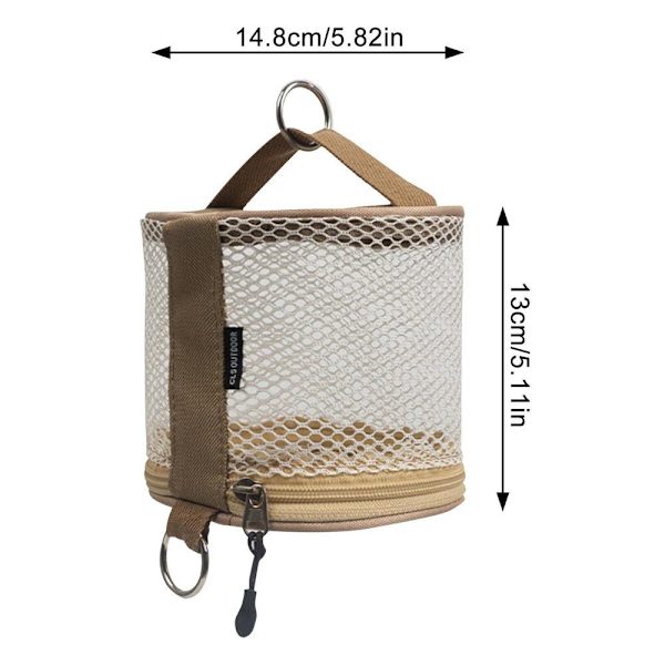 Camping Tissue Pump Paperirullan säilytyspussi VALKOINEN - varastossa White