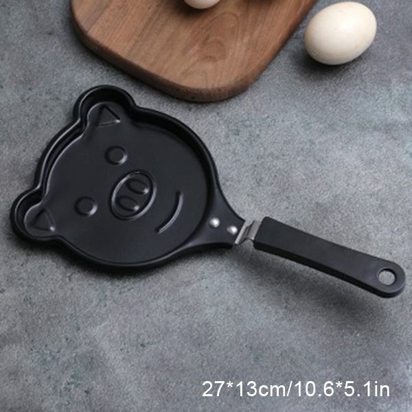 Molds för barn Pannkaka Pan Mini Pannkakor Bakare Barn Pannkaka Pan Form Non-stick pannkakspanna Köksmaterial - spot sales The Pig