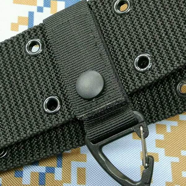 2st Webbing Hängande Spänne Nyckelring SVART 2ST - on stock Black 2pcs