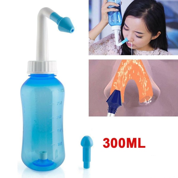 300ml Neti Pot Cleaner Allergilindring Nässköljning - stock