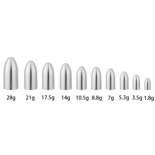 Kalastus Tungsten kotelo sinker 10.5G - varastossa