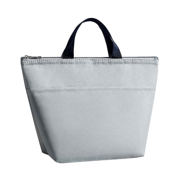 Lunchpåse Matförpackningar Picknickväska Oxford tygisolering - on stock Grey