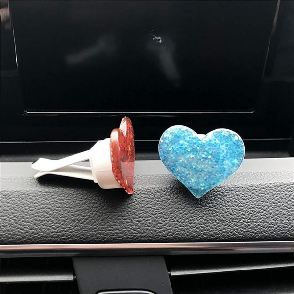 Air Vent Clip Heart Shape RÖD - spot sales red