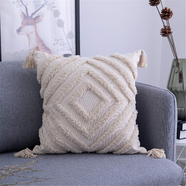 1-osainen Boho-tyynynpäällinen Cotton Throw Pillow Morocco - korkea laatu