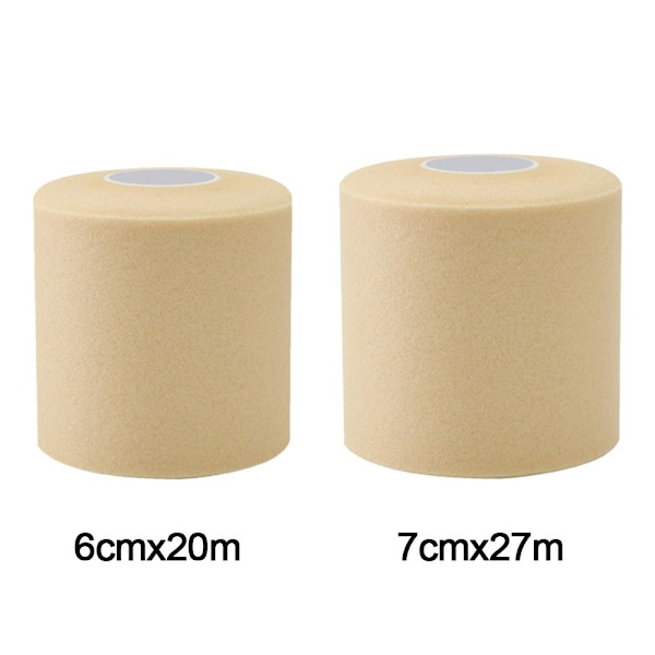 1/2KPL Vaahtoside Sulkapallomaila Overgrip BEIGE - korkea laatu Beige 7cmx27m-1Pcs-7cmx27m-1Pcs