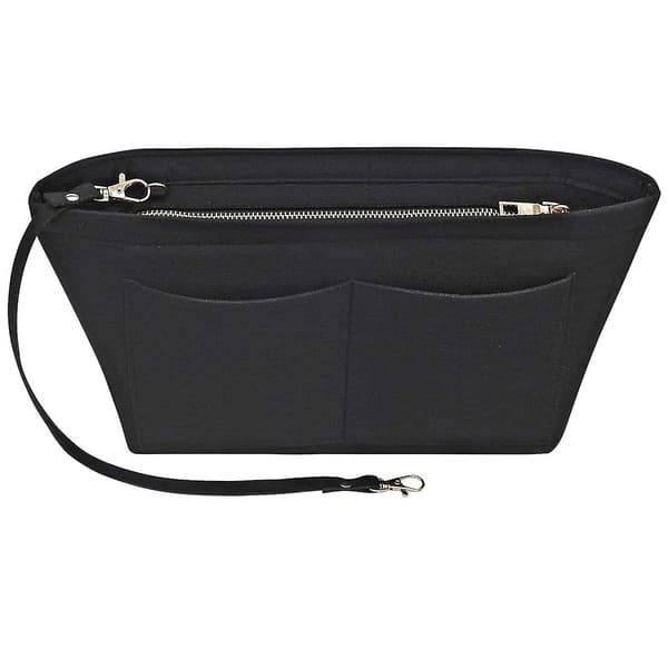 Filt Insert Bag Make up Organizer KHAKI - stock khaki