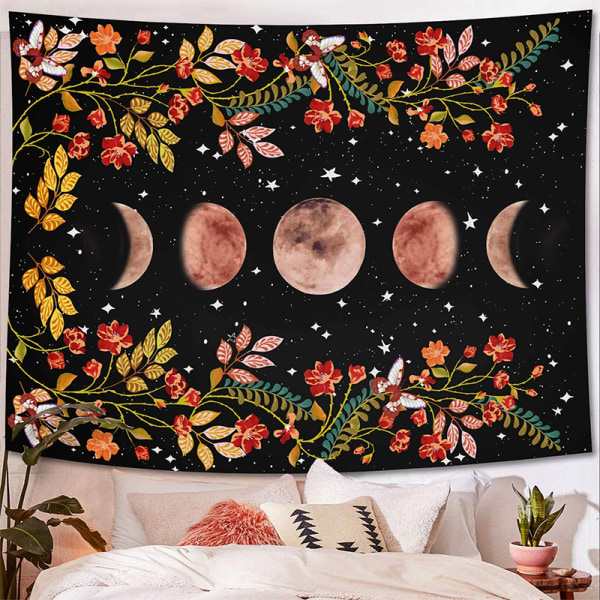 Moonflower Olohuone Makuuhuone Koristeellinen kuvakudos - varastossa 150*130cm