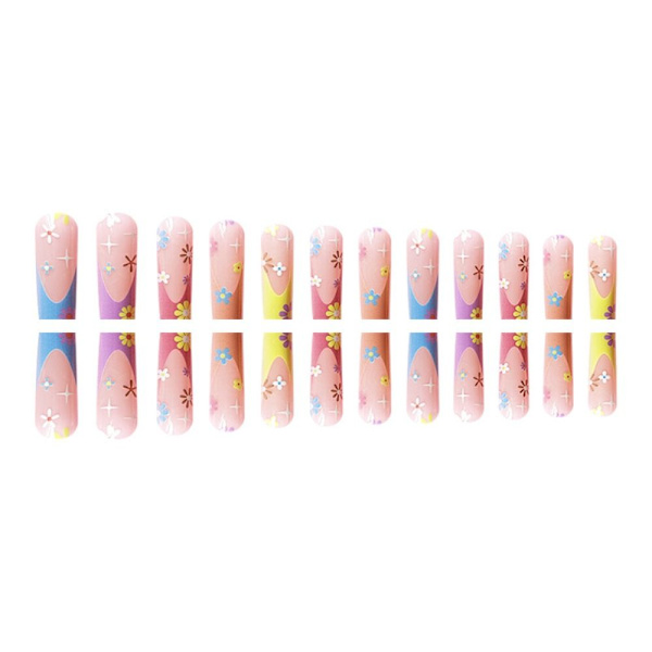 Long Water Pipe Fake Nails False Nail - stock 4