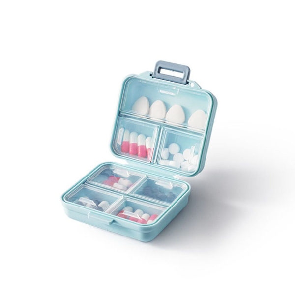 Pill Box Pill Case BLÅ SS - stock Blue S-S