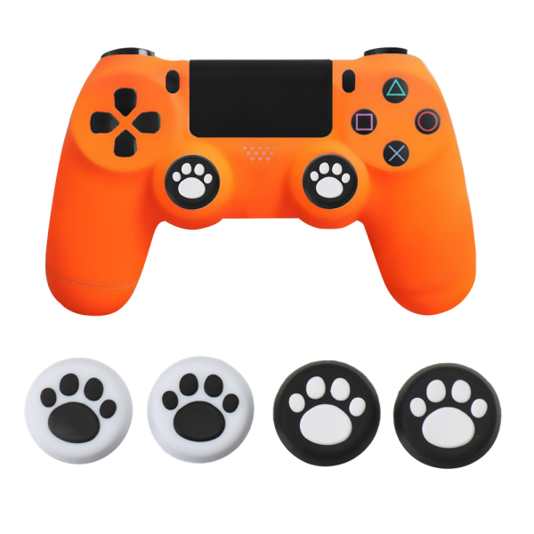 4 st PS5 Tumbstickshandtag Silikon GRÖN - high quality green