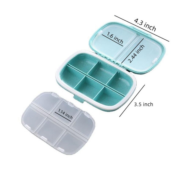 3 st Pill Organizer Pill- case för daglig pillerbehållare - spot sales 3pcs