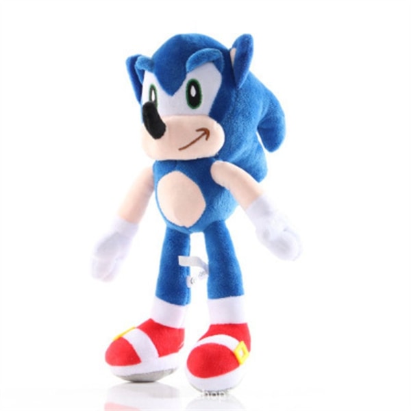 28 cm Sonic Plysch Doll Nyckelring Shadow Hedgehog Uppstoppad Pendel Toy - spot försäljning