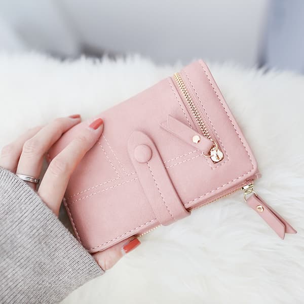 Damplånböcker Små plånböcker Dragkedja Plånböcker Korthållare (beige) - high quality