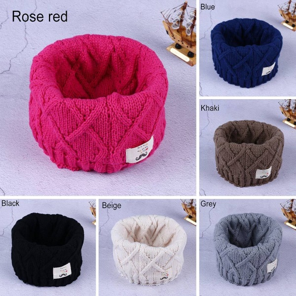Baby Halsvärmare Pojkscarf GRÅ - stock