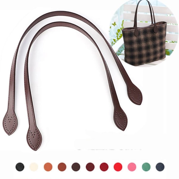 Naisten laukkukahva DIY kukkaron vaihtohihna DARK RED - varastossa dark red