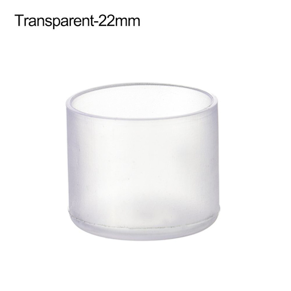 10 kpl/setti Tuolin jalkapäädyt Huonekalujalat LÄPINÄVÄT 22MM - varastossa Transparent 22mm