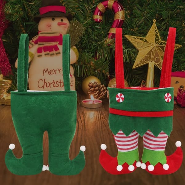 Julklappsstövlar Elf Godispåsar RÖDA - on stock Red