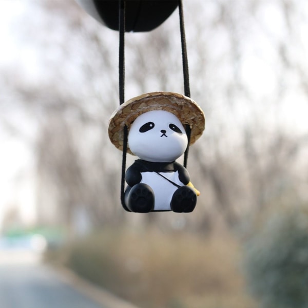 Bil Panda Hängande Ornament Bil Ornament Auto Rearview Hängande - spot försäljning