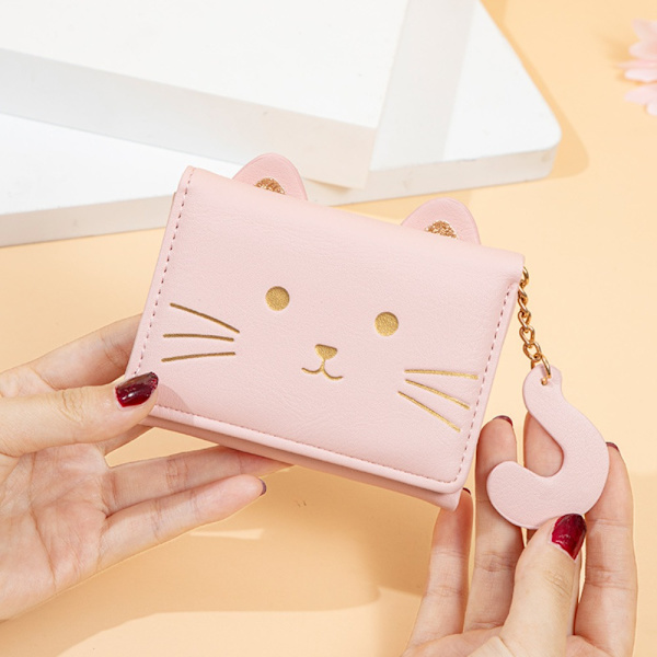 Wome Lady Wallet Zipper Wallet PINK - varastossa Pink