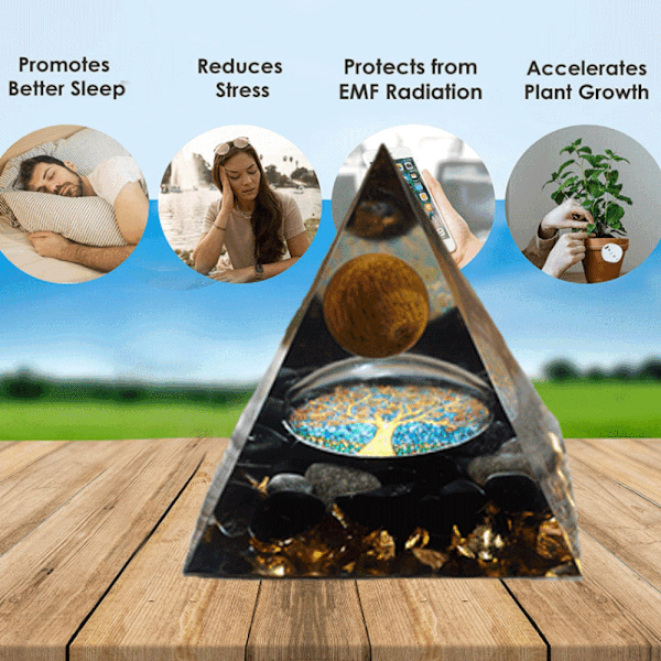 Orgone Pyramid Positiv energigenerator STYLE4 - high quality