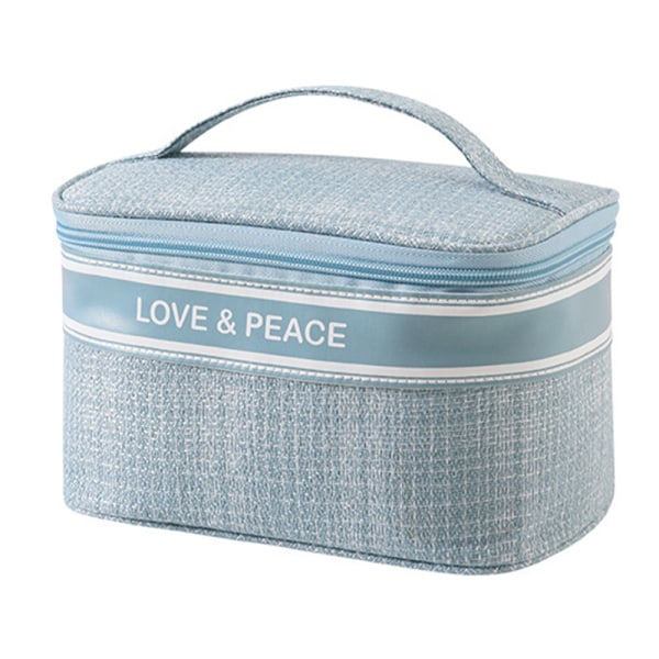 Kvinnor Make Up Bag Case Resor Kosmetisk Organizer - stock Blue