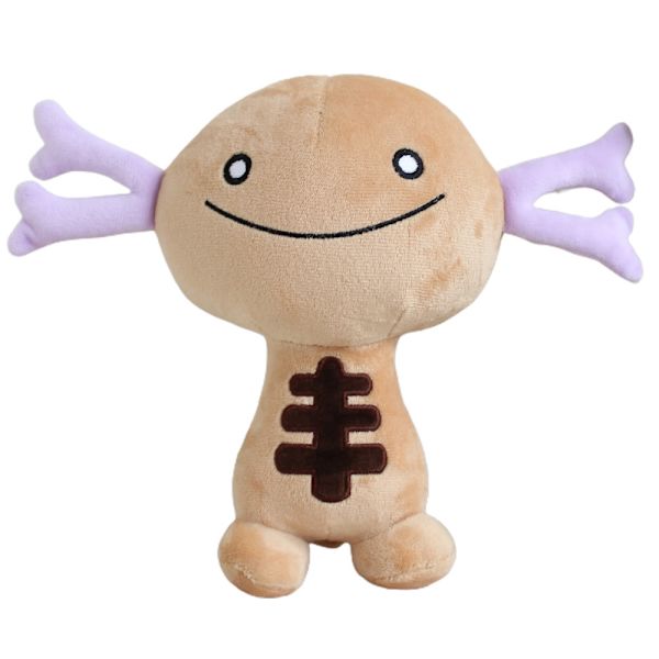 Plyschspel Fylld docka Plyschleksaksdocka Semesterpresenter bomullsdocka - stock Smile - light brown 15*10*23cm