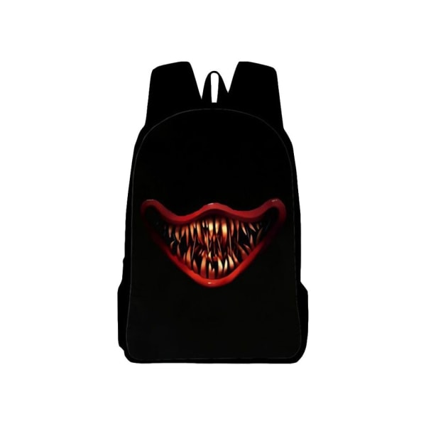 Poppy Playtime Huggy Wuggy Kissy Missy Back To School Bag Ryggsäck Case - spot sales Red Black Backpack