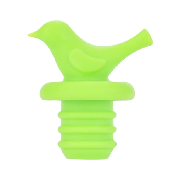 5st Fågelvinspropp Dryckesflaskapropp 5ST GRÖN 5ST - stock 5pcs green