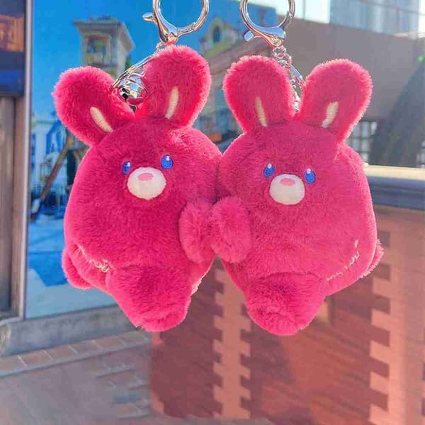 Rabbit Keychain Pehmolelu PURPLE RIGHT - varastossa purple Right-Right