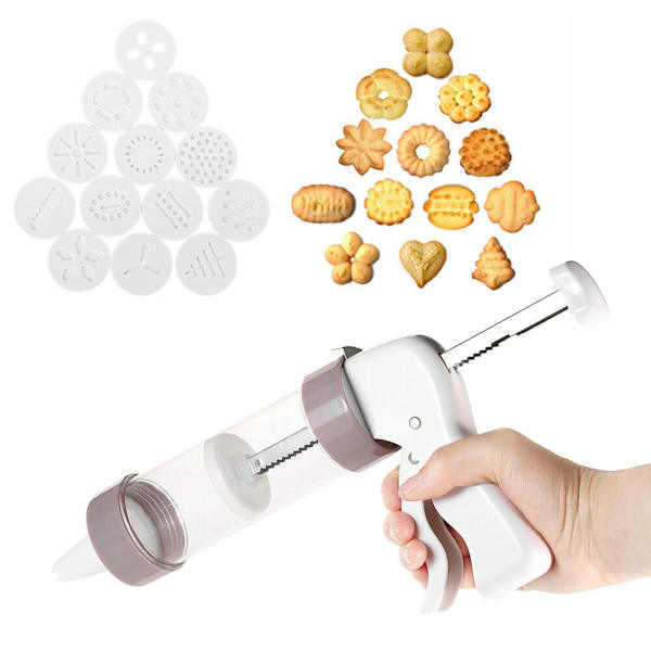 Cookie Biscuit Set Tårta Making Machine Press Köksbakning Verkty - spot sales