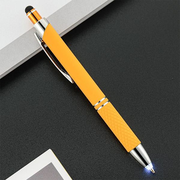 2ST Multifunktionspenna Kapacitiv Penna GUL - on stock Yellow