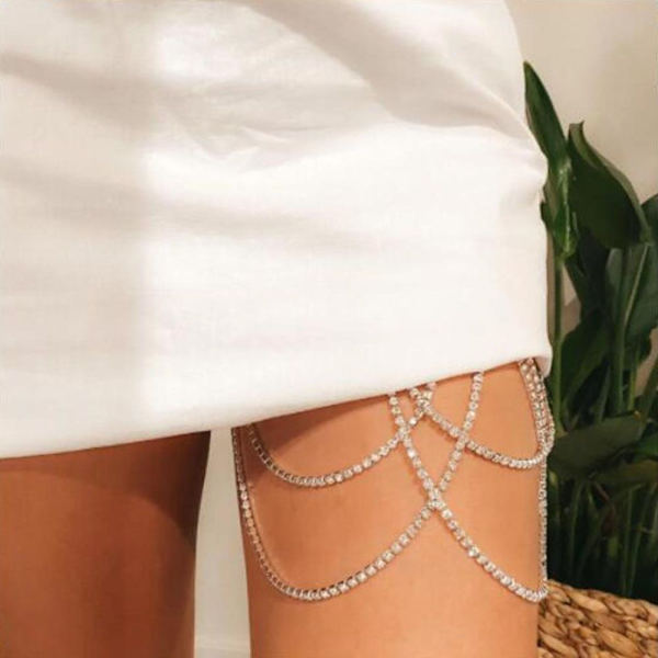 Useita kerroksia Bone Body -ketju Reisiketju STYLE 1-SILVER - varastossa Style 1-Silver