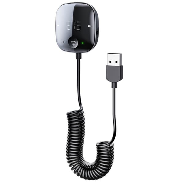 Bluetooth-sovitin Autosovitin FM Bluetooth - spot-myynti Black