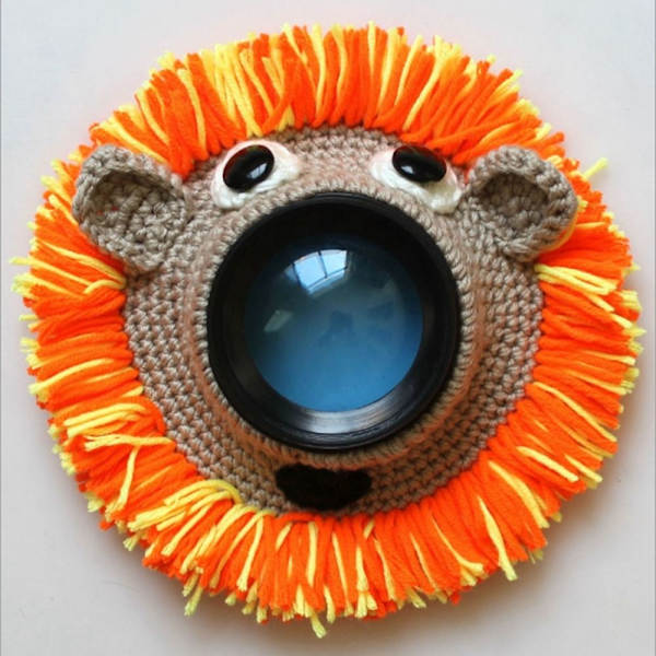 Kameran linssin sormus Linssi Knitted Ring STYLE 1 - varastossa Style 1