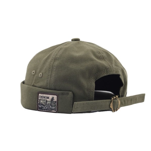 Men Docker Cap Retro Dome Melon GRÖN - on stock green