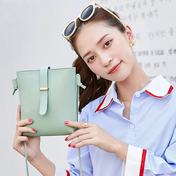 Naisten pieni olkalaukku Matkapuhelinlaukku Crossbody MUSTA - high quality black