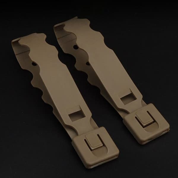 2kpl Tactical Molle System Malice Clips BLACK 15CM - varastossa Black 15cm