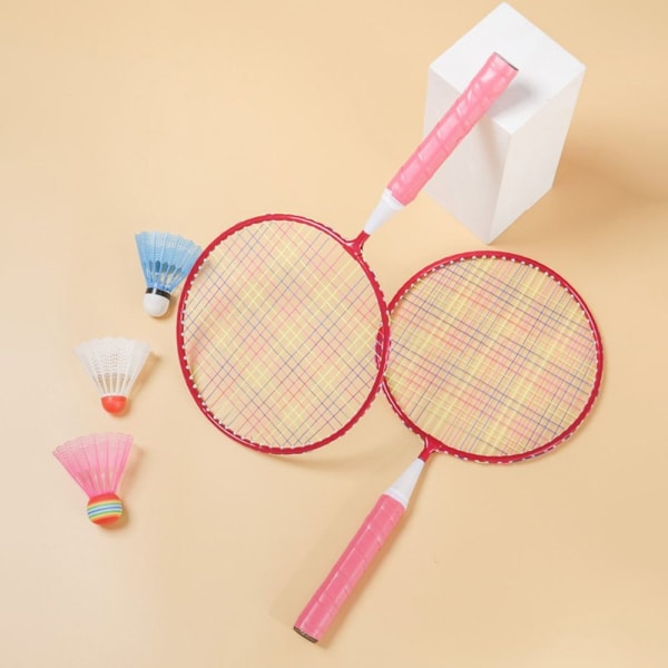 1 Set Barn Badmintonracket Dubbelracket BLÅ - on stock blue