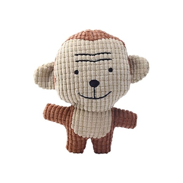 Hundtuggleksaker Ljudande plyschleksak Monkey - stock Monkey