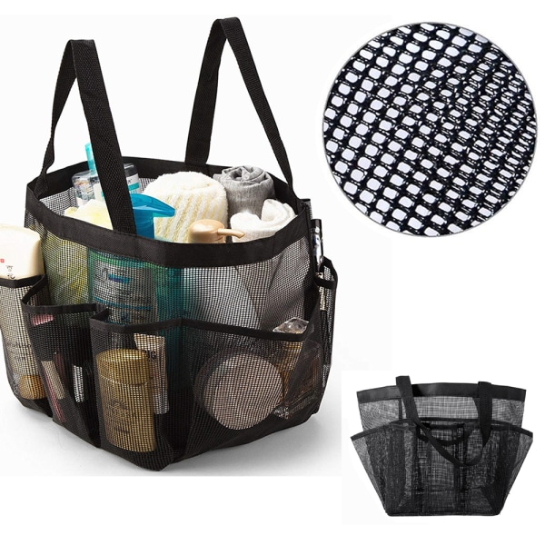Mesh Dusch Caddy Portable för sovsal Tote Bag Toalettartiklar - high quality